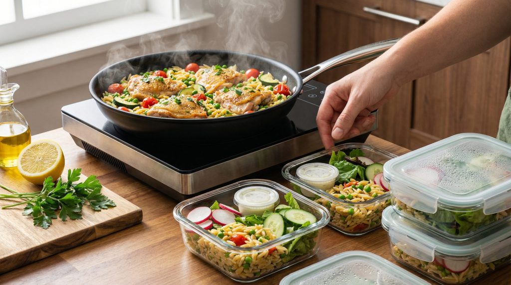 Relâmpago: almoços completos prontos em 20 minutos