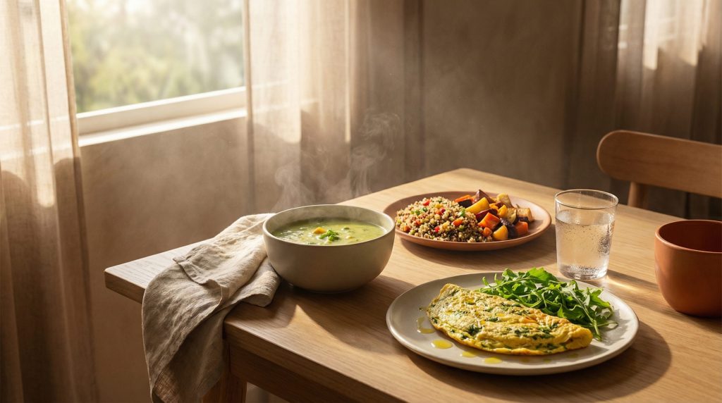 Jantar Leve que Sacia: Pratos Fáceis e Confortáveis