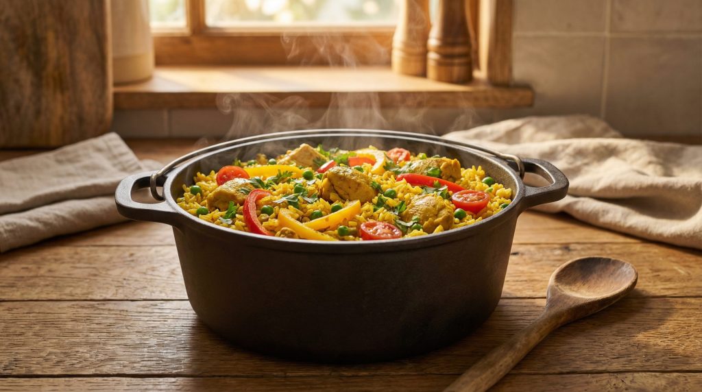 Almoço Rápido de Panela Única: Zero Louça e Sabor