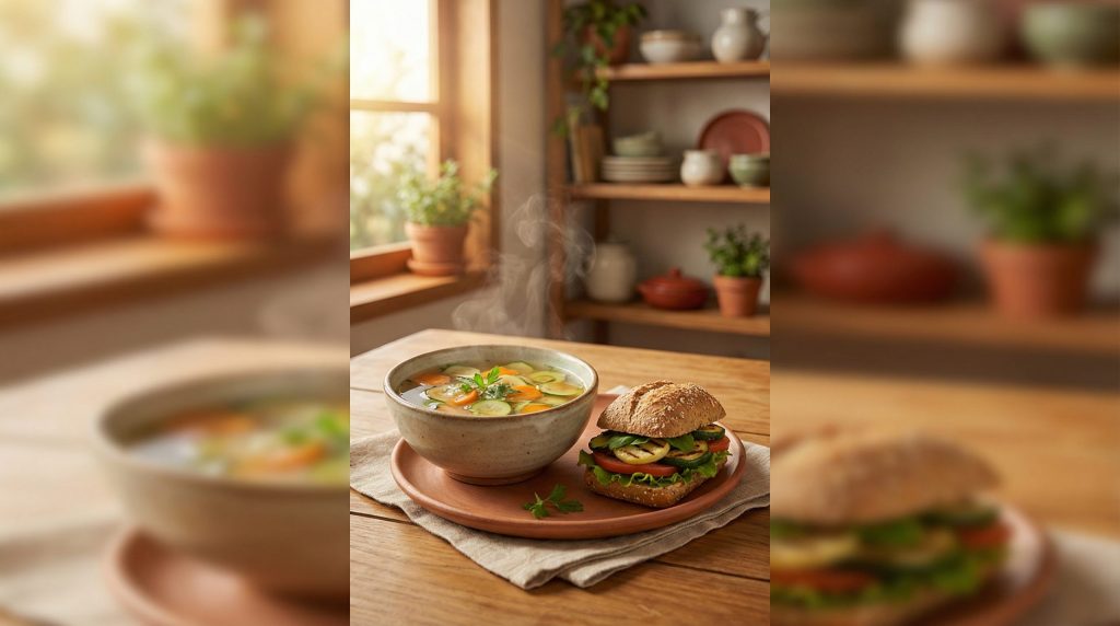 Jantar Leve e Aconchegante: Do Caldo ao Sanduíche