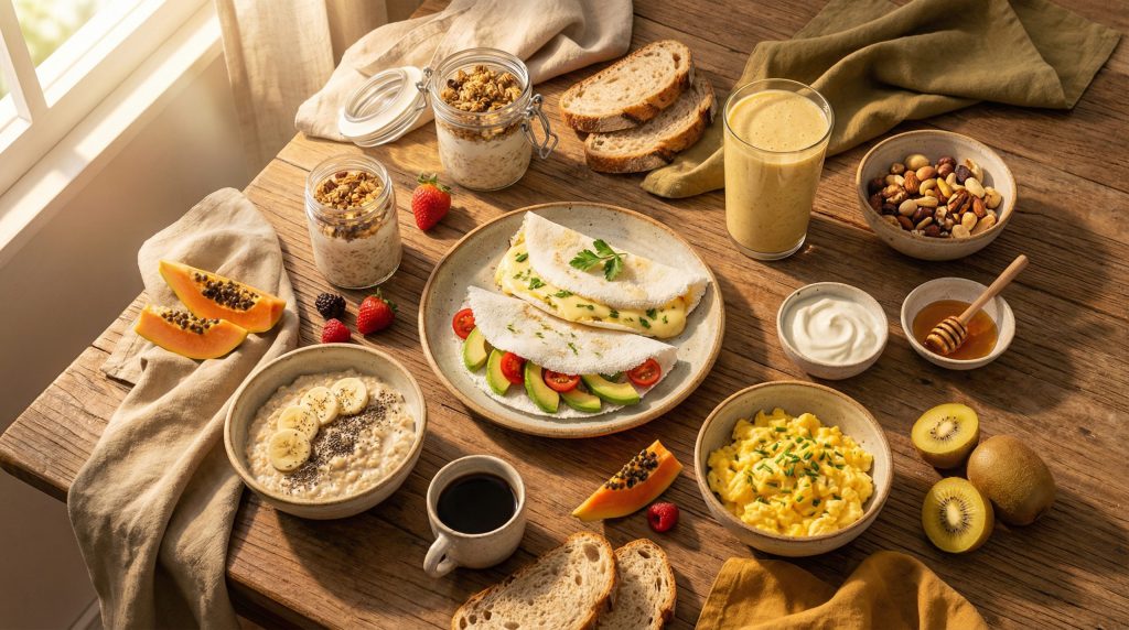 Diversifique o Café da Manhã: Pães, Ovos e Substituições
