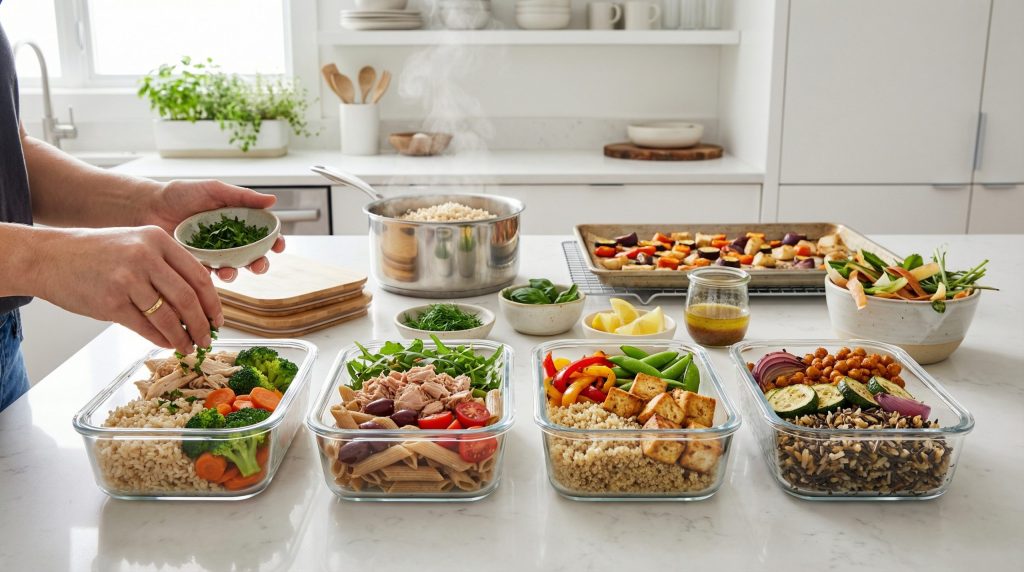 Relâmpago: Marmitas e Pratos Rápidos para Semana Eficiente