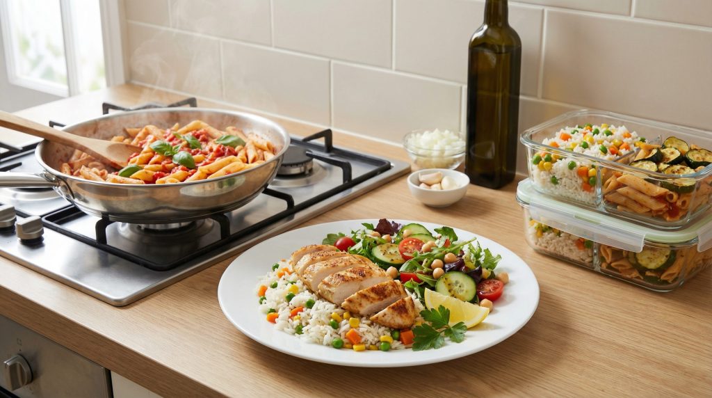 Cardápio Express: Almoços completos prontos em 20 minutos