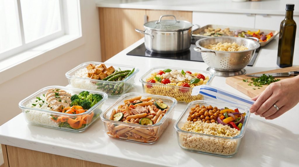 Marmitas Simplificadas: Almoços Completos Prontos em 20 Minutos