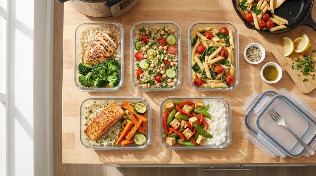 Relâmpago: Almoços completos e marmitas práticas em 30 minutos