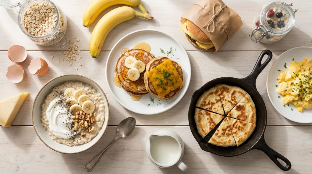 Manhãs Práticas: Ideias Rápidas e Variadas para Café da Manhã