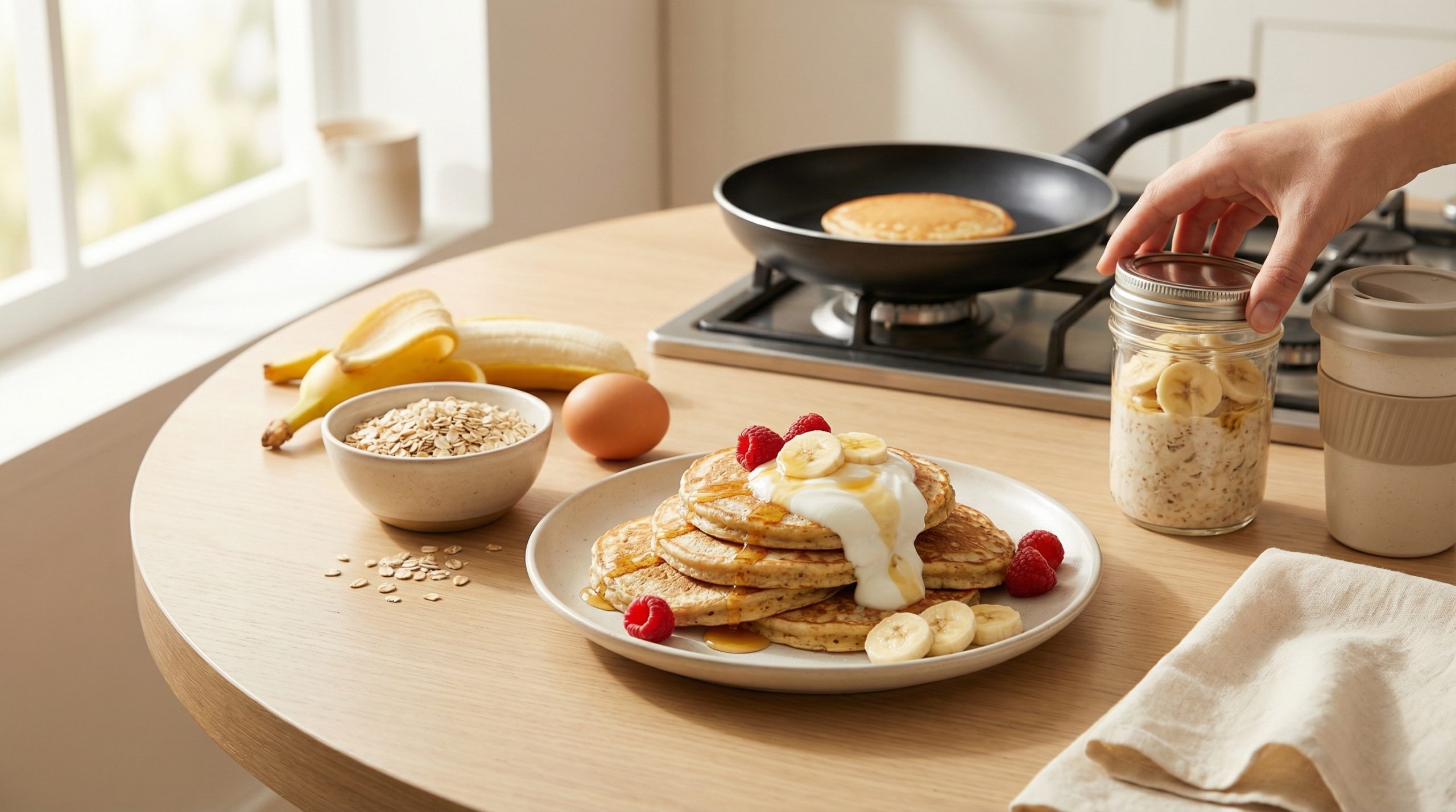 Manhã Nutritiva Simplificada: Opções Rápidas com Banana e Aveia