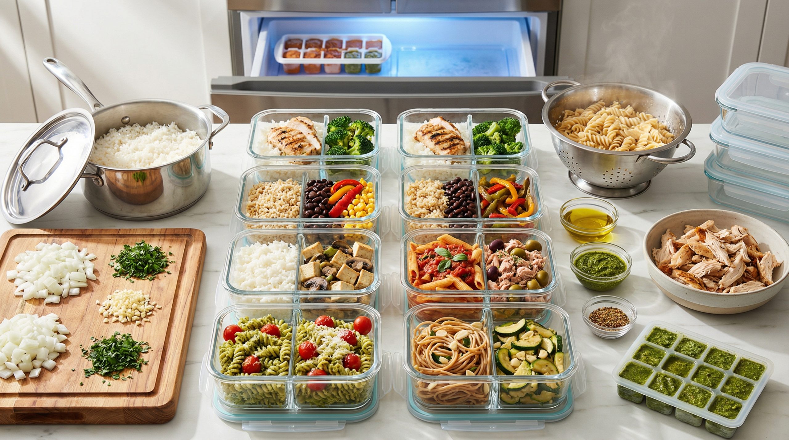 Marmitas Rápidas: Cardápios de 20 Minutos para a Semana