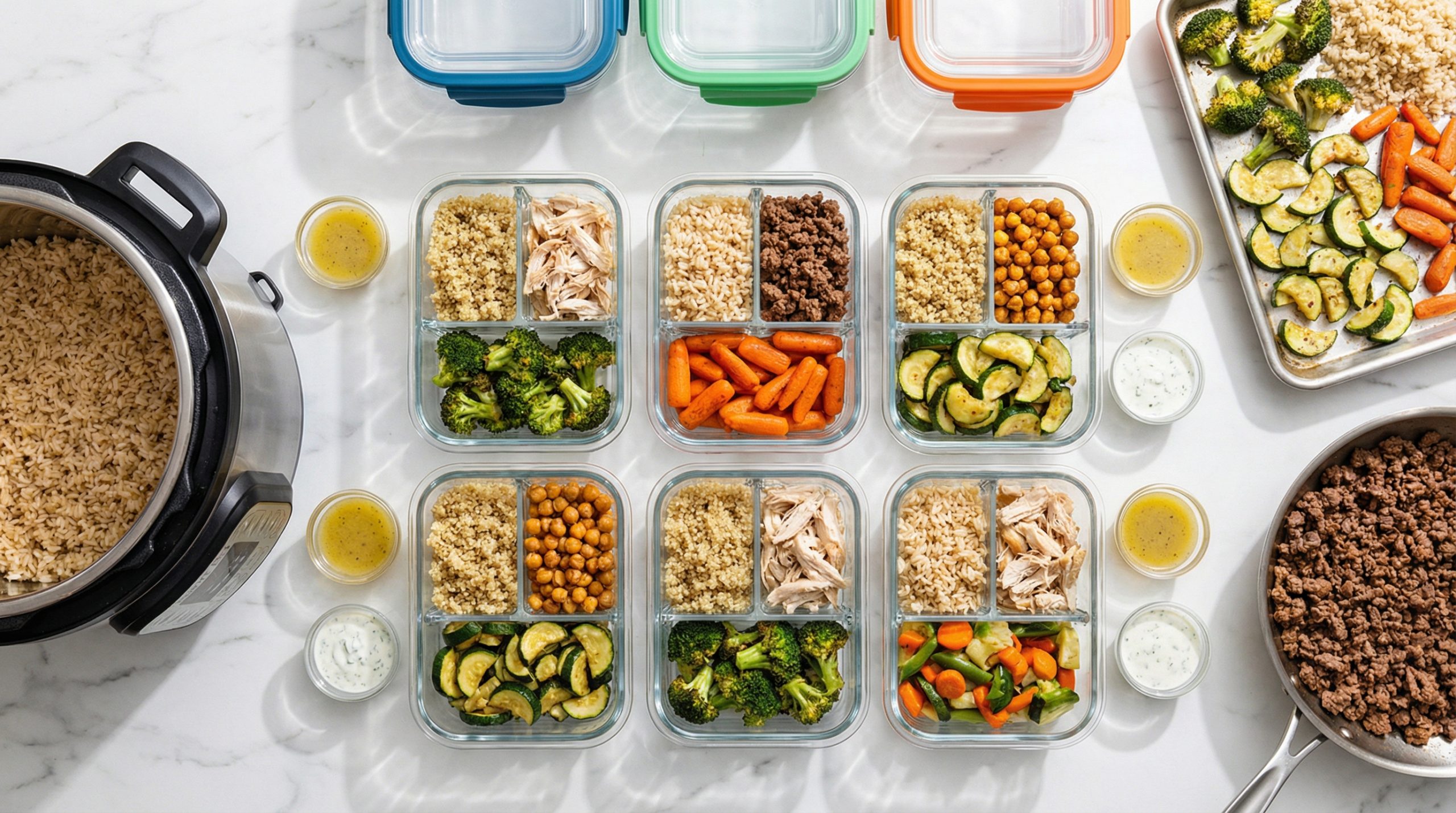 Marmitas Rápidas Simplificadas para Almoços Completos