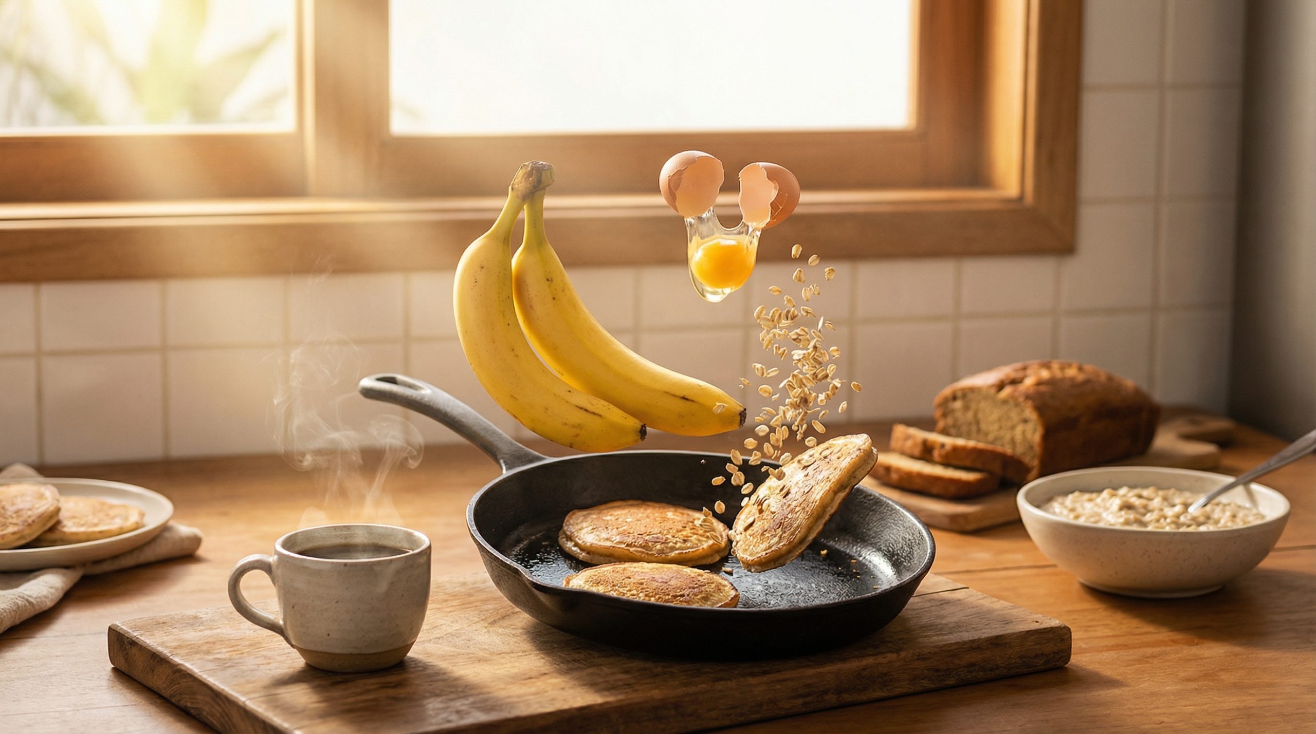 Banana, Aveia e Ovos: Inove no Café da Manhã com a Despensa