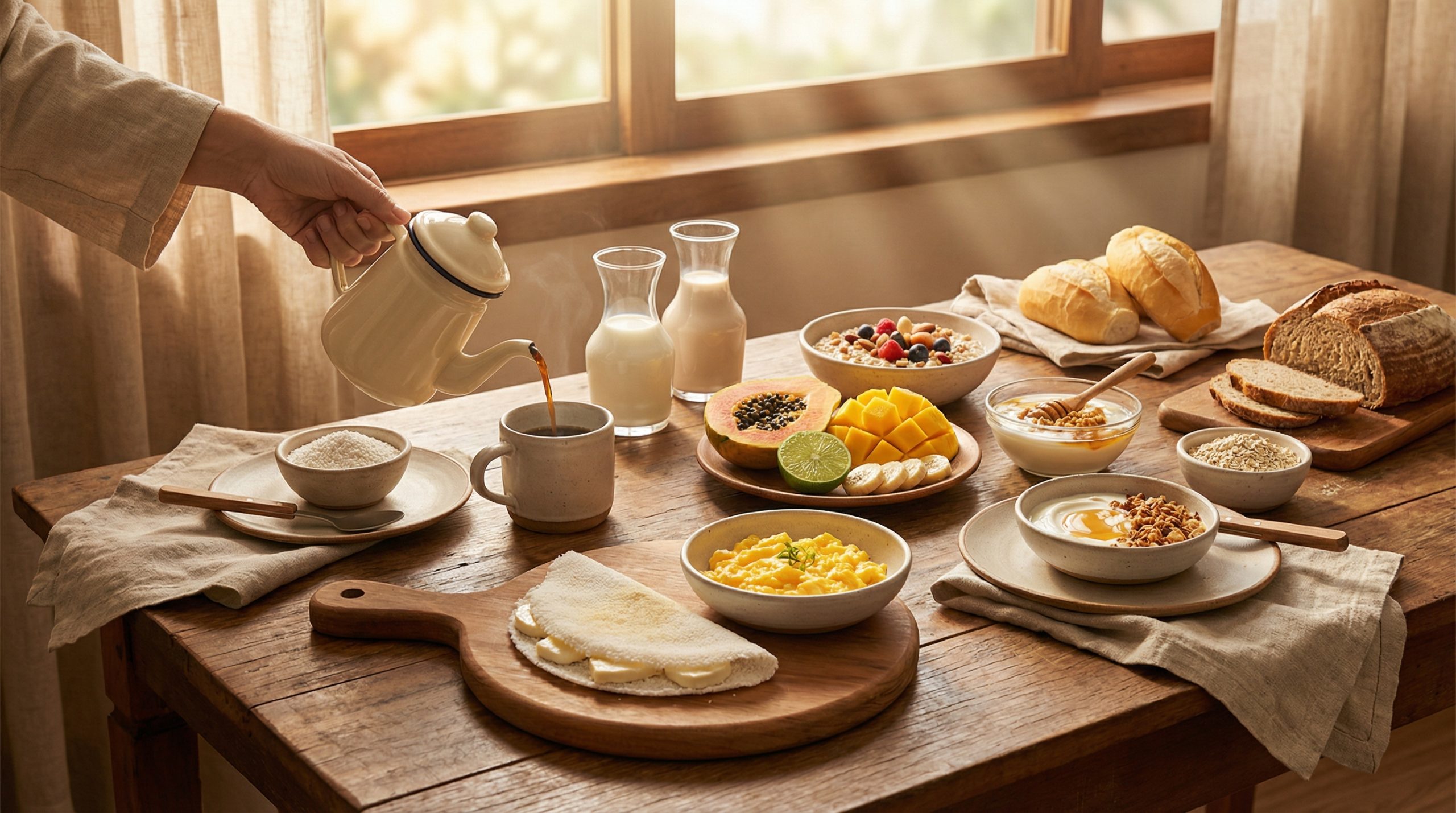 Café da Manhã: Acerte Ponto, Textura e Substituições