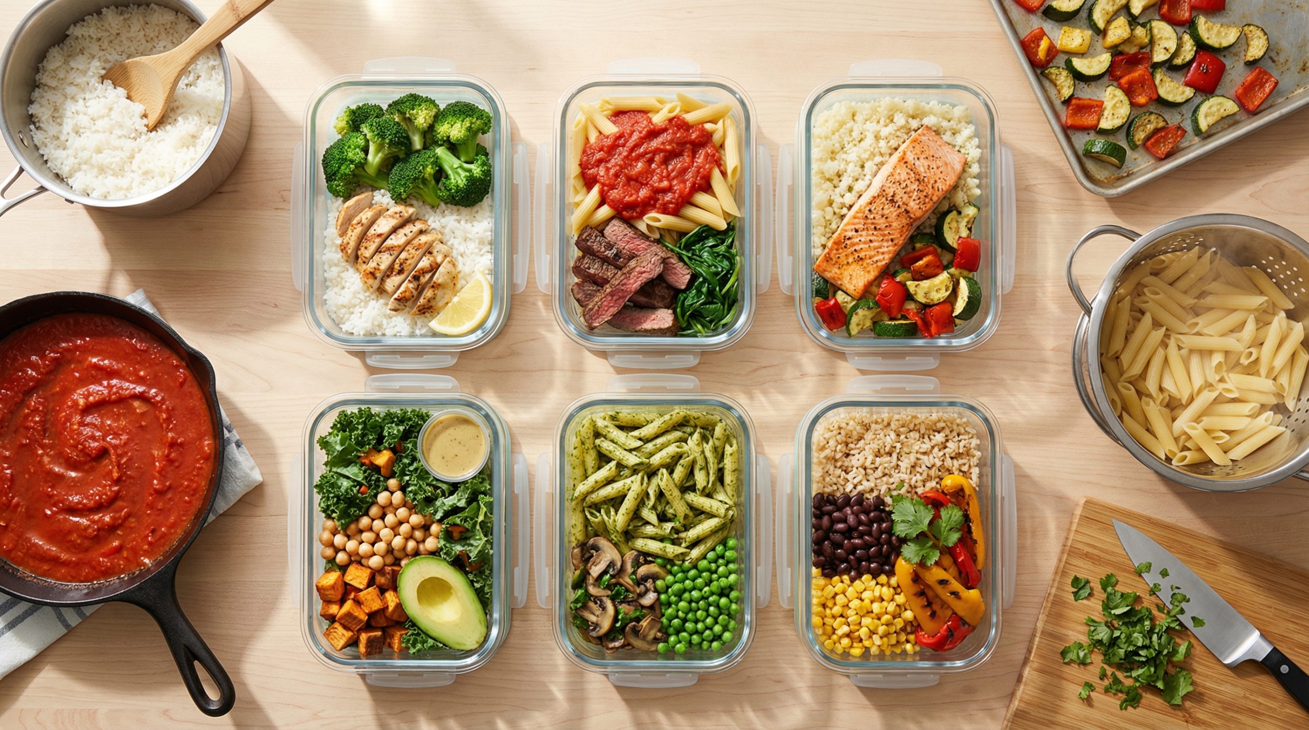 Praticidade: almoços rápidos, marmitas e receitas nutritivas