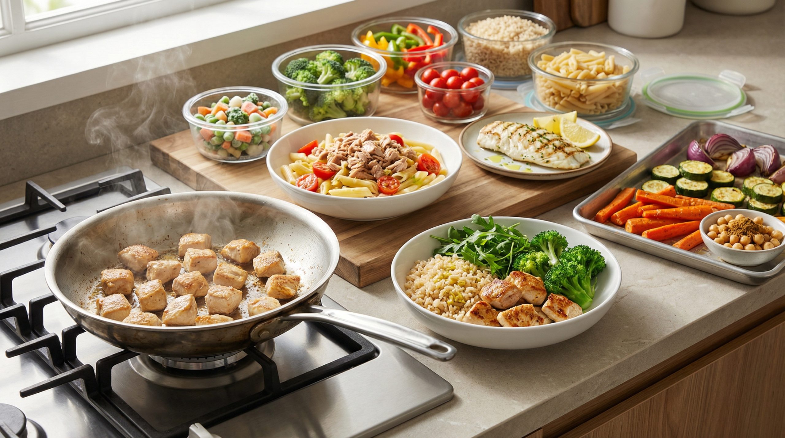 Marmitas Simplificadas: Almoços Completos Prontos em 20 Minutos - 2