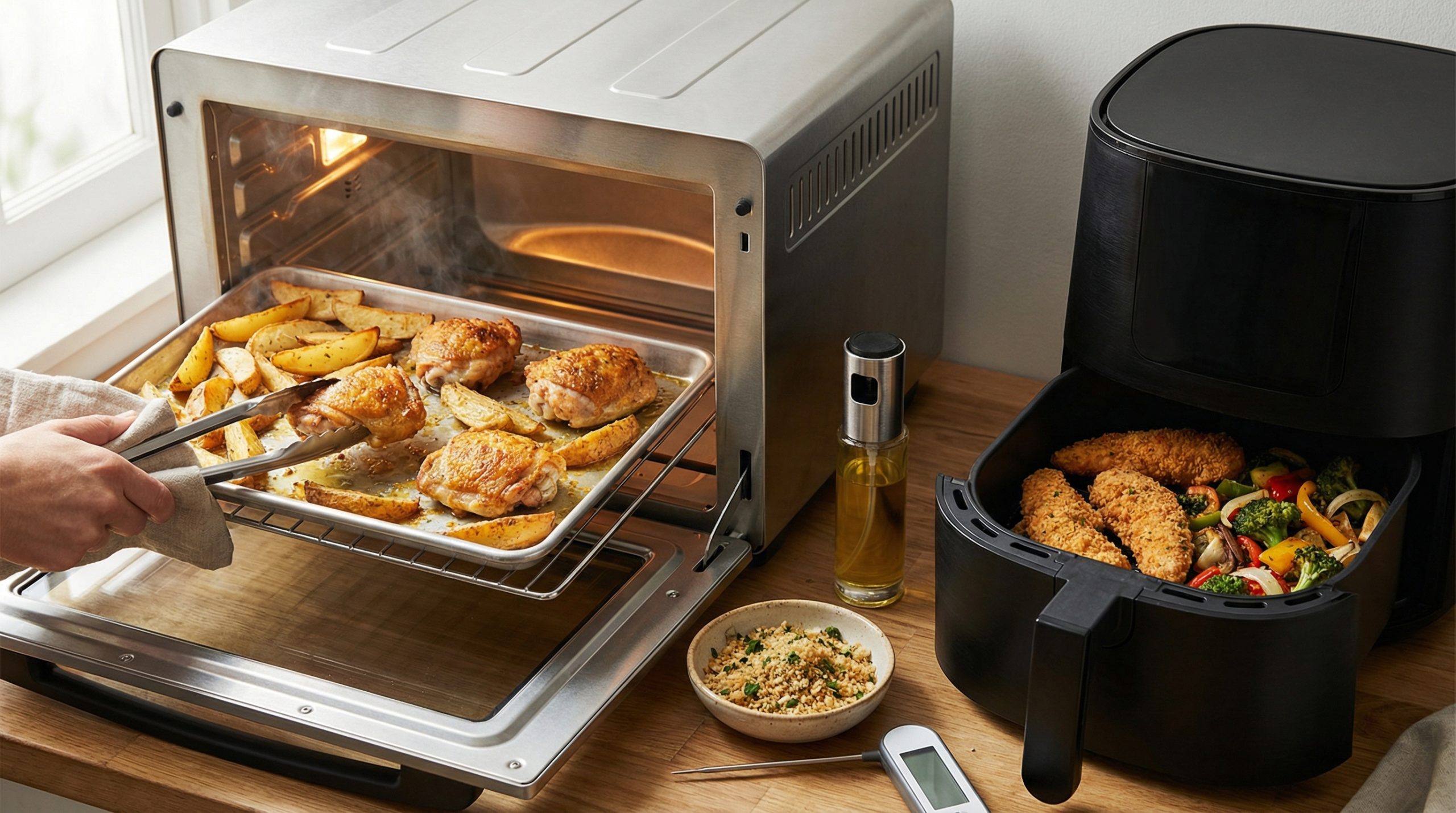 Airfryer e Forno Simplificados: Crocância sem Mistério