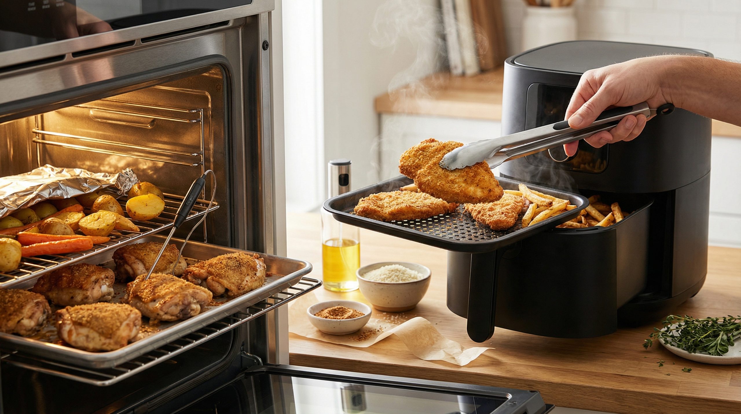 Airfryer e Forno Simplificados: Crocância sem Mistério