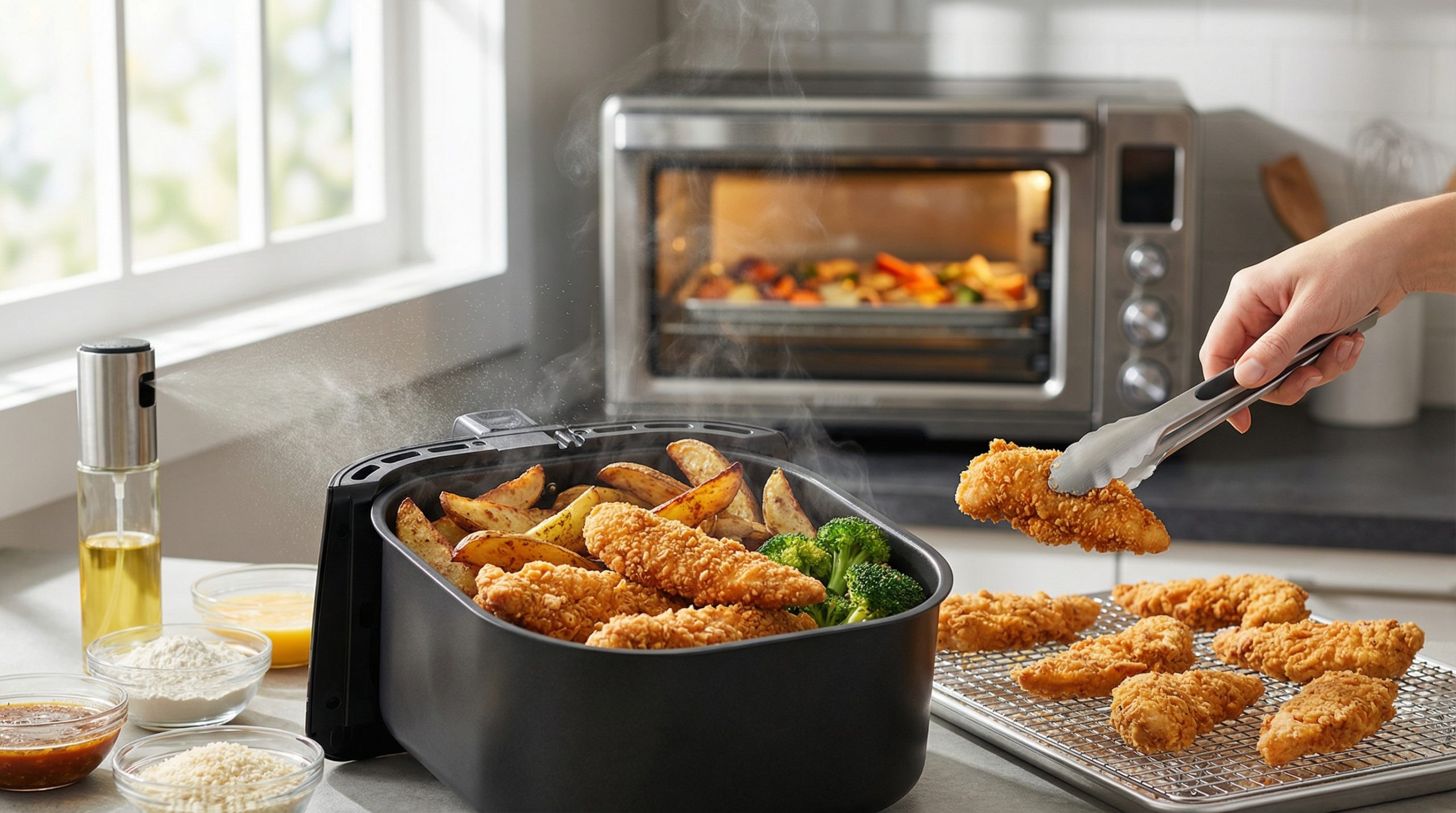 Crocância Total: Ajustes, Tempos e Truques para Forno e Airfryer