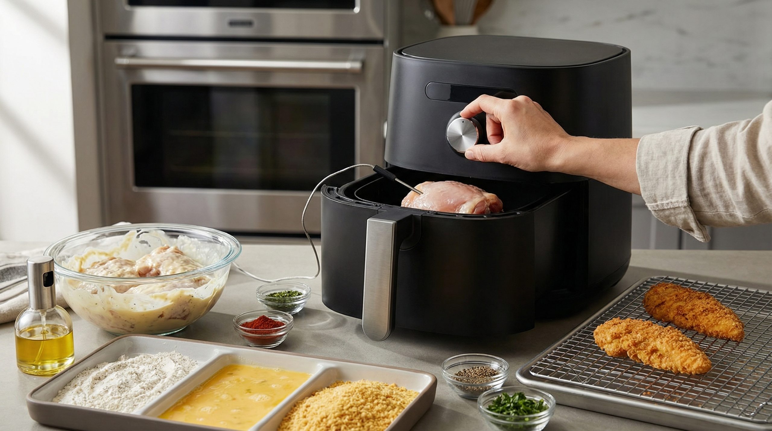 Crocância Total: Ajustes, Tempos e Truques para Forno e Airfryer - 2