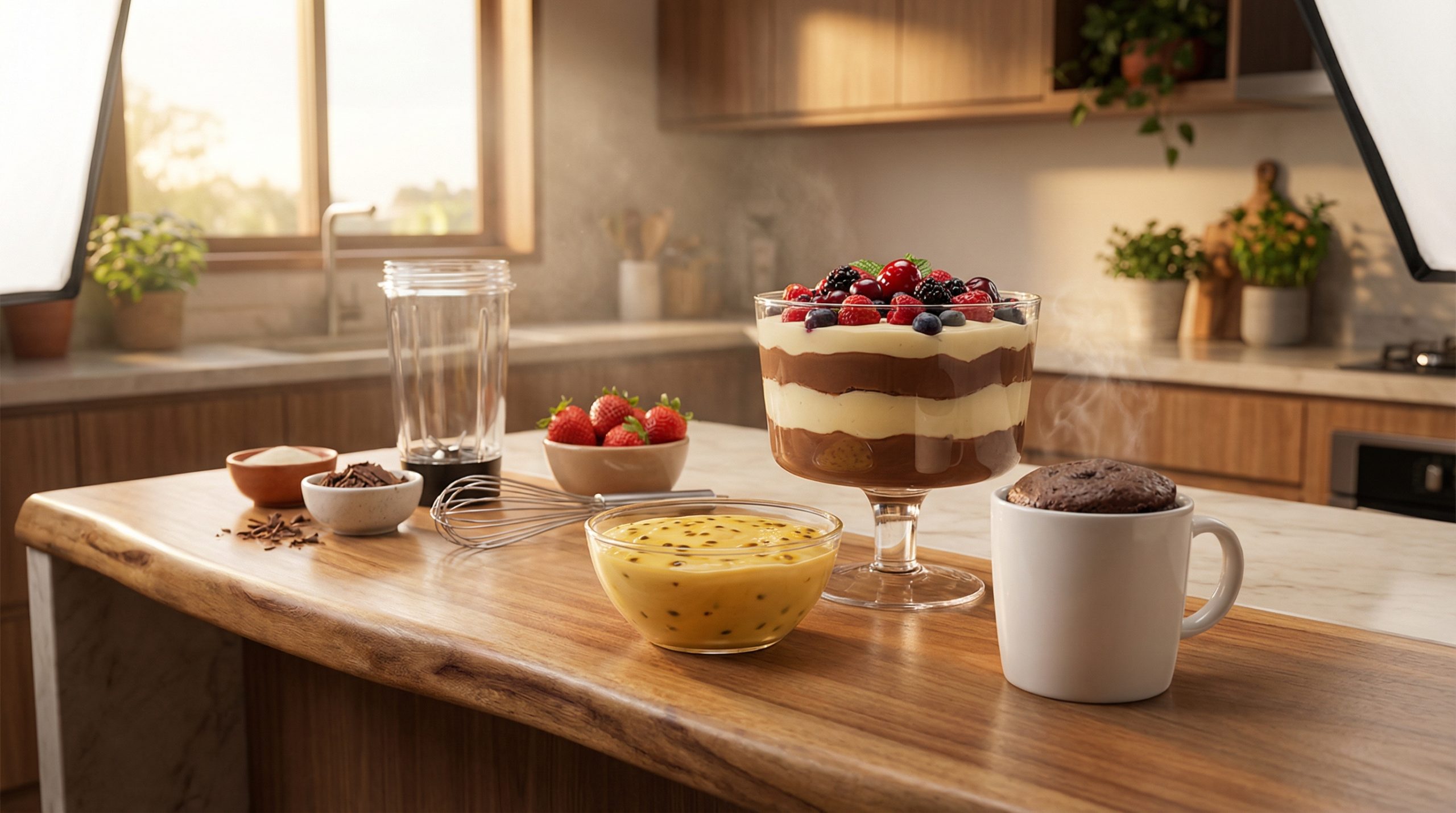 Doces de Travessa: Sobremesas Express Fáceis e Sem Forno