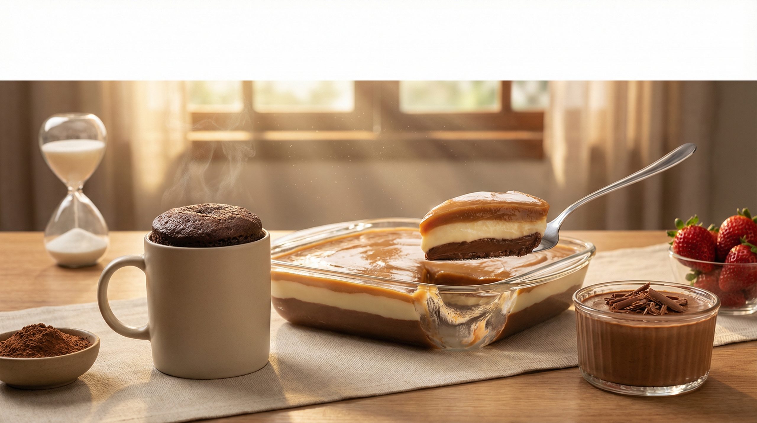 Sobremesas Express: Da Caneca à Travessa Sem Demora